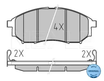 Запчасти для ТО MEYLE для NISSAN NP300 NAVARA (D40) 2.5 dCi