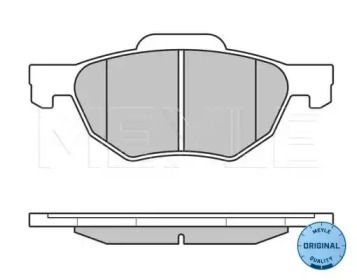 Тормозные колодки MEYLE для HONDA ACCORD VII Tourer (CM, CN) 2.4 (CM2)