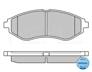 Тормозные колодки MEYLE для CHEVROLET KALOS 1.2