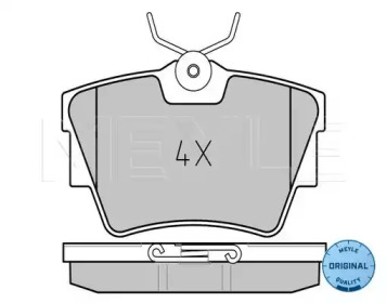 Тормозные колодки MEYLE для NISSAN PRIMASTAR Фургон (X83) 2.0
