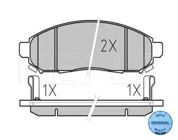 Запчасти для ТО MEYLE для NISSAN NP300 NAVARA (D40) 2.5 dCi