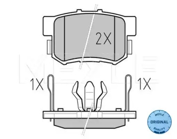 Дополнительные работы MEYLE для HONDA ACCORD VIII универсал (CW) 2.2 i-DTEC (CW3)