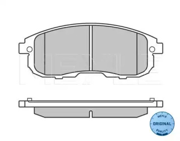 Тормозные колодки MEYLE для NISSAN JUKE (F15) 1.6 DIG-T 4x4