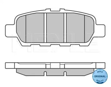 Дисковой тормозной механизм MEYLE для NISSAN LEAF (ZE0) Electric