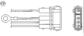 Датчик / зонд NGK для HONDA ACCORD V (CC, CD) 2.0 i
