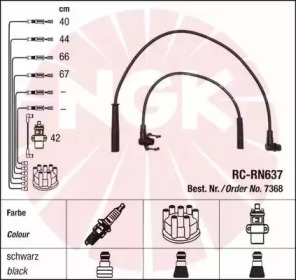 Система зажигания / накаливания NGK для RENAULT CLIO I (B/C57_, 5/357_) 1.4