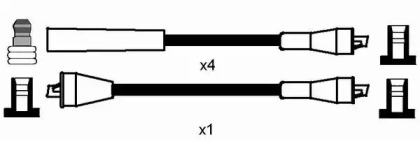 Система зажигания / накаливания NGK для OPEL REKORD D 1.9