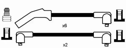 Свечной кабель / соединительные элементы NGK для FORD SIERRA Хэтчбек (GBC, GBG) 2.9 i XR 4x4