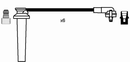 Система зажигания / накаливания NGK для FORD COUGAR (EC_) 2.5 ST 200