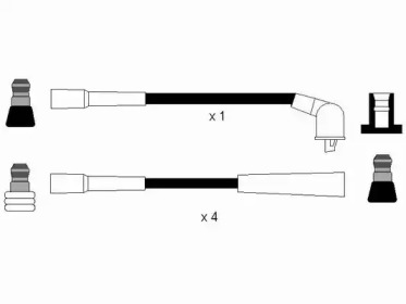 Система зажигания / накаливания NGK для FIAT PANDA (141_) 1100 Trekking 4x4