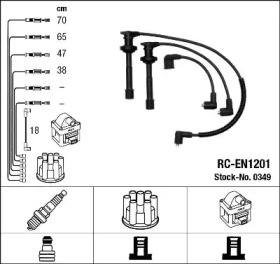 Свечной кабель / соединительные элементы NGK для NISSAN SUNNY III Liftback (N14) 2.0 i 16V