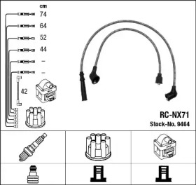 Свечной кабель / соединительные элементы NGK для NISSAN PRAIRIE (M10, NM10) 1.5 S (M10)