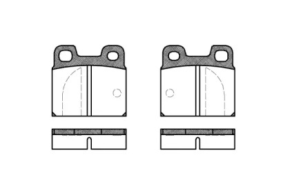 Тормозные колодки REMSA для ALFA ROMEO ALFETTA (116_) 1.8 (116.B2)