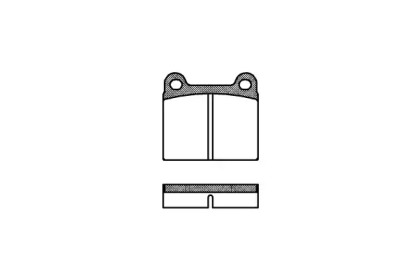 Тормозные колодки REMSA для ALFA ROMEO ALFETTA (116_) 1.8 (116.B2)