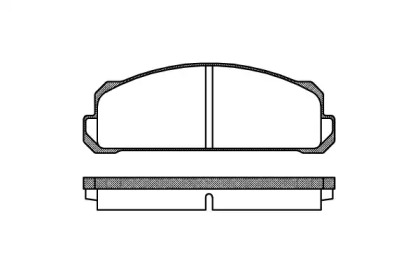 Дисковой тормозной механизм REMSA для NISSAN CHERRY (E10) I 1.0