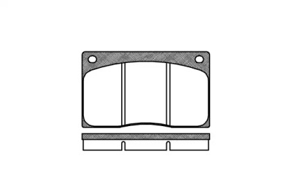 Тормозные колодки REMSA для JAGUAR XJ купе 5.3 H.E.