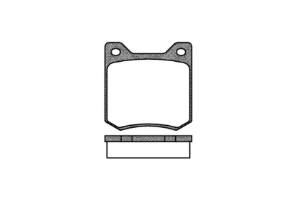 Дисковой тормозной механизм REMSA для PEUGEOT 204 Break 1.3 D