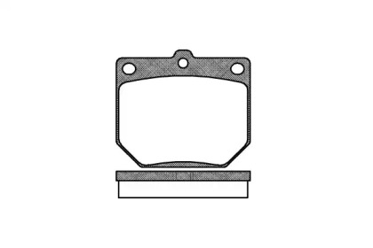 Дисковой тормозной механизм REMSA для NISSAN SILVIA (S110) 1.8