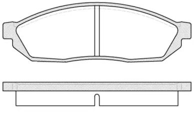 Тормозные колодки REMSA для HONDA CIVIC II Хэтчбек (SS, SL) 1300 L (SS)