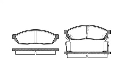Тормозные колодки REMSA для HONDA CIVIC II Хэтчбек (SS, SL) 1300 L (SS)