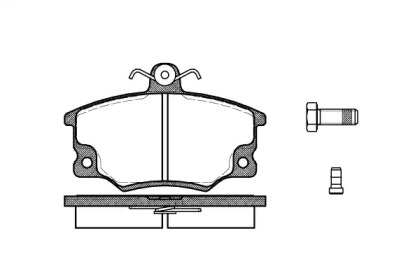 Тормозные колодки REMSA для ALFA ROMEO 146 (930_) 1.7 i.e. 16V (930.B1)