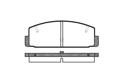 Тормозные колодки REMSA для MAZDA 6 универсал (GH) 2.2 D