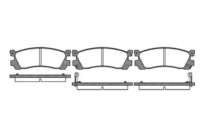 Дисковой тормозной механизм REMSA для MAZDA 929 III (HC) 2.2 i