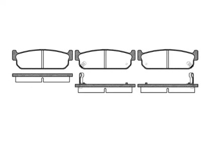 Дисковой тормозной механизм REMSA для NISSAN MAXIMA / MAXIMA QX IV Station Wagon (A32) 2.0 QX