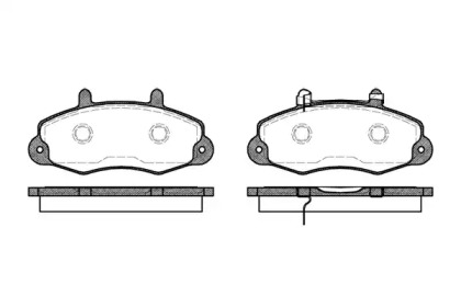 Дисковой тормозной механизм REMSA для FORD TRANSIT Фургон (E_ _) 2.0 i (EAL, EAS)