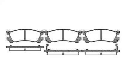 Дисковой тормозной механизм REMSA для MAZDA 929 III (HC) 2.2 i