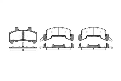 Тормозные колодки REMSA для CHEVROLET CAVALIER купе 3.1