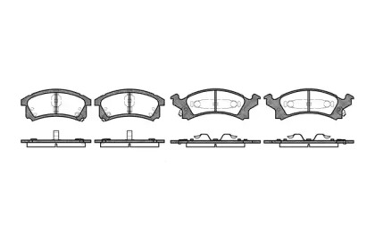 Дисковой тормозной механизм REMSA для CHEVROLET BERETTA купе (1_37) 3.1 V6
