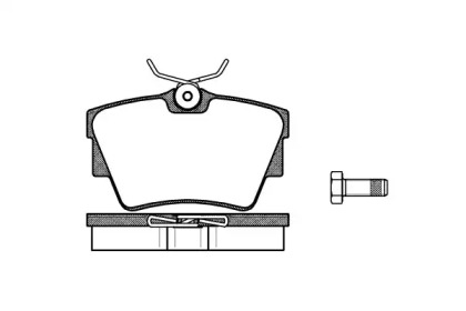 Тормозные колодки REMSA для NISSAN PRIMASTAR Фургон (X83) 2.0