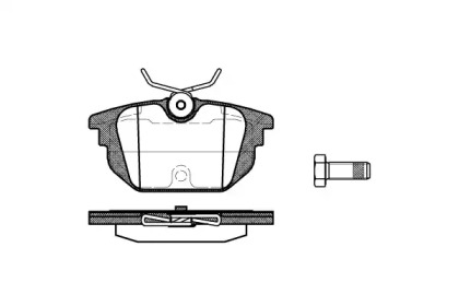 Тормозные колодки REMSA для ALFA ROMEO 146 (930_) 1.9 JTD (930.B4B)