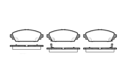 Дисковой тормозной механизм REMSA для HONDA CIVIC VII Hatchback (EU, EP, EV) 1.7 CTDi