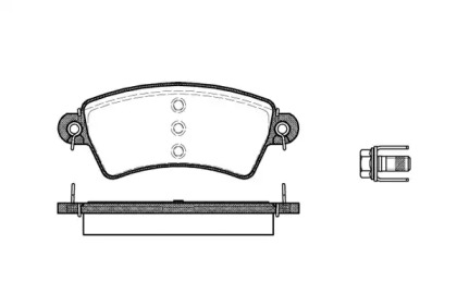 Дисковой тормозной механизм REMSA для PEUGEOT 306 Кабриолет (7D, N3, N5) 1.8 16V