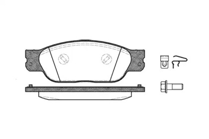 Тормозные колодки REMSA для JAGUAR S-TYPE (X200) 2.5 V6
