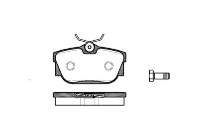 Дисковой тормозной механизм REMSA для VW TRANSPORTER IV c бортовой платформой/ходовая часть (70XD) 1.9 TD