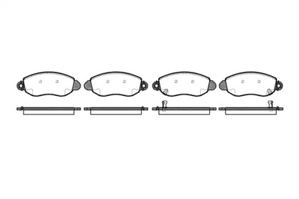 Тормозные колодки REMSA для FORD TRANSIT c бортовой платформой/ходовая часть (FM_ _, FN_ _) 2.0 DI (F_E_, F_F_)