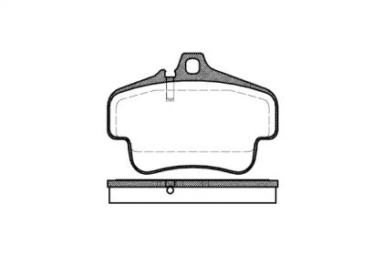 Дисковой тормозной механизм REMSA для PORSCHE 911 (996) 3.4 Carrera