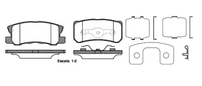 Запчасти для ТО REMSA для JEEP COMPASS (MK49) 2.4 4x4