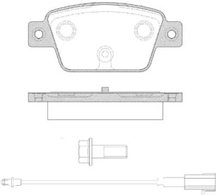 Тормозные колодки REMSA для FIAT STILO Multi Wagon (192_) 1.9 JTD