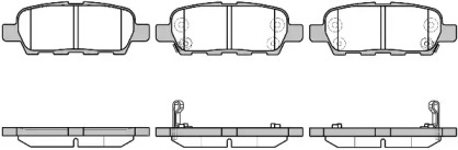 Тормозные колодки REMSA для NISSAN CUBE (Z12) 1.5 dCi