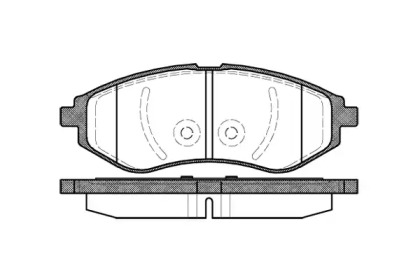 Тормозные колодки REMSA для CHEVROLET KALOS 1.2