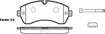 Тормозные колодки REMSA для VW CRAFTER 30-50 c бортовой платформой/ходовая часть (2F_) 2.0 TDI