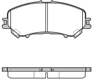 Дисковой тормозной механизм REMSA для NISSAN QASHQAI II (J11, J11_) 1.6 dCi ALL MODE 4x4-i