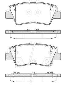 Тормозные колодки REMSA для KIA SOUL II (PS) 1.6 CRDi 136