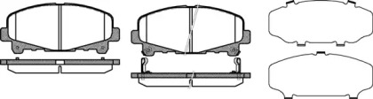 Тормозные колодки REMSA для HONDA ACCORD VIII универсал (CW) 2.2 i-DTEC (CW3)