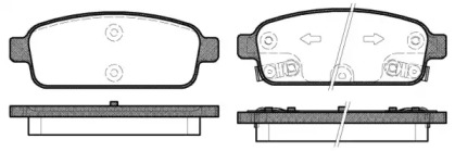 Дисковой тормозной механизм REMSA для CHEVROLET CRUZE Station Wagon (J308) 1.4