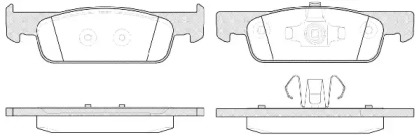 Дисковой тормозной механизм REMSA для DACIA SANDERO II 1.5 dCi